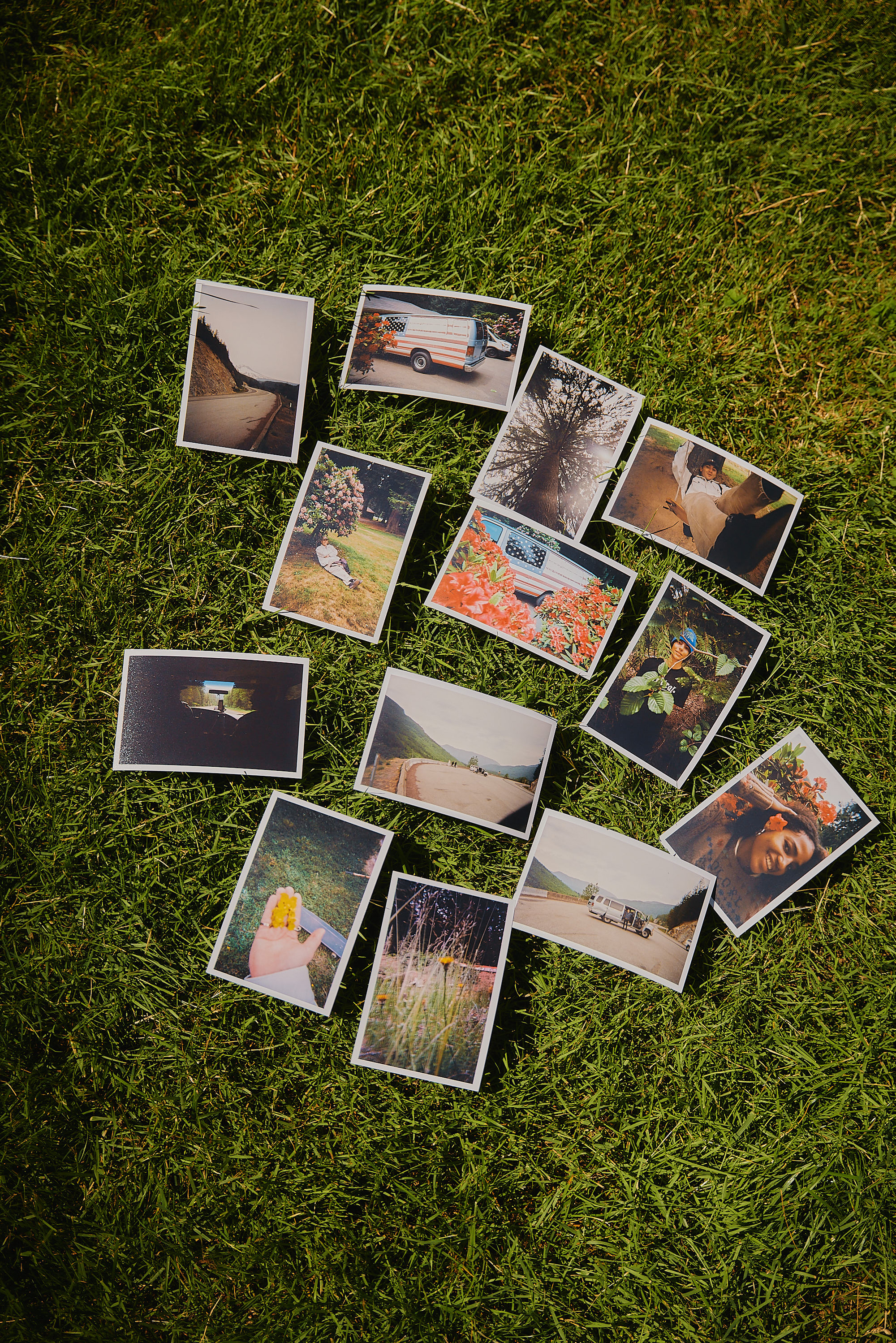 18 printed photos from campers