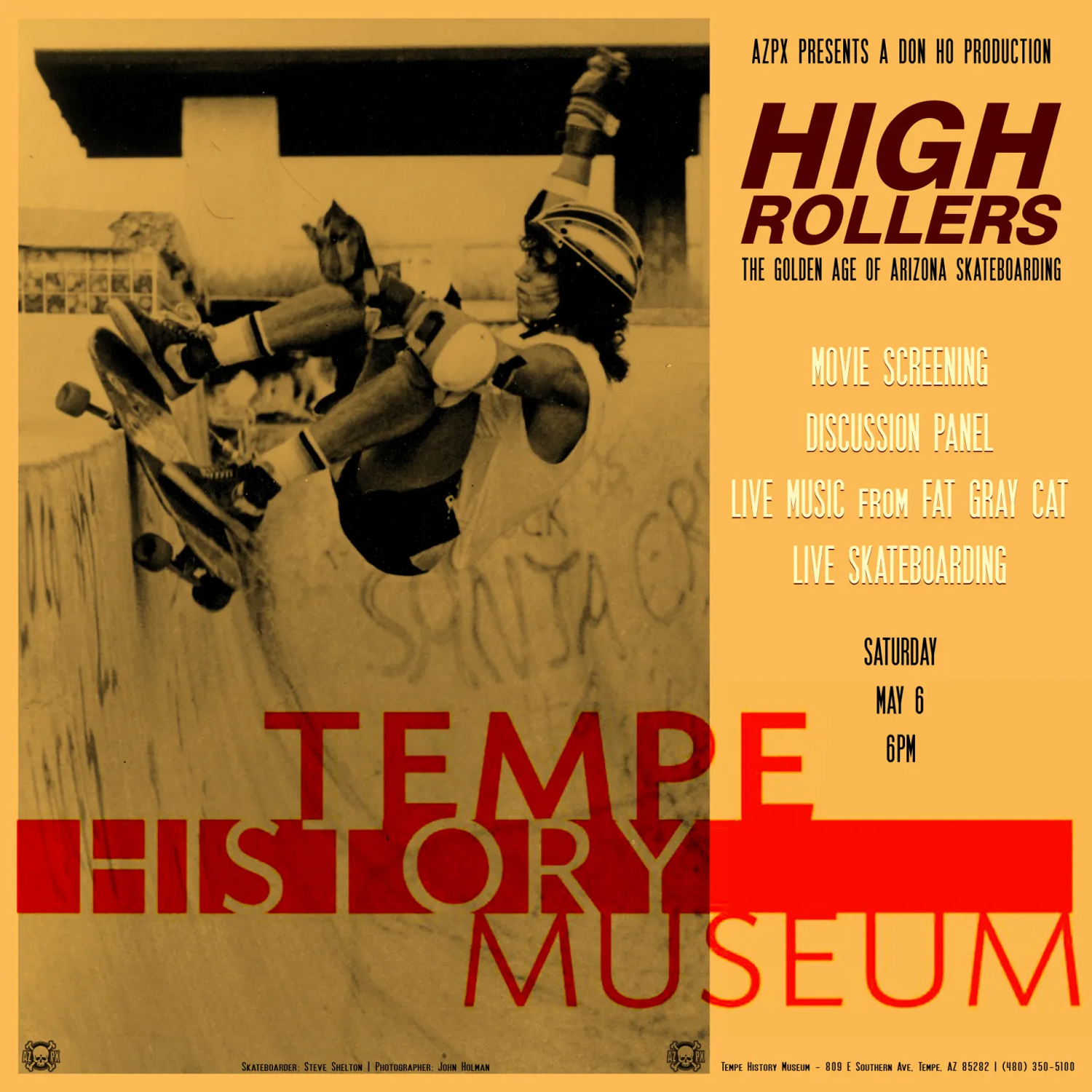 High Rollers Movie Poster Tempe History Museum 1500