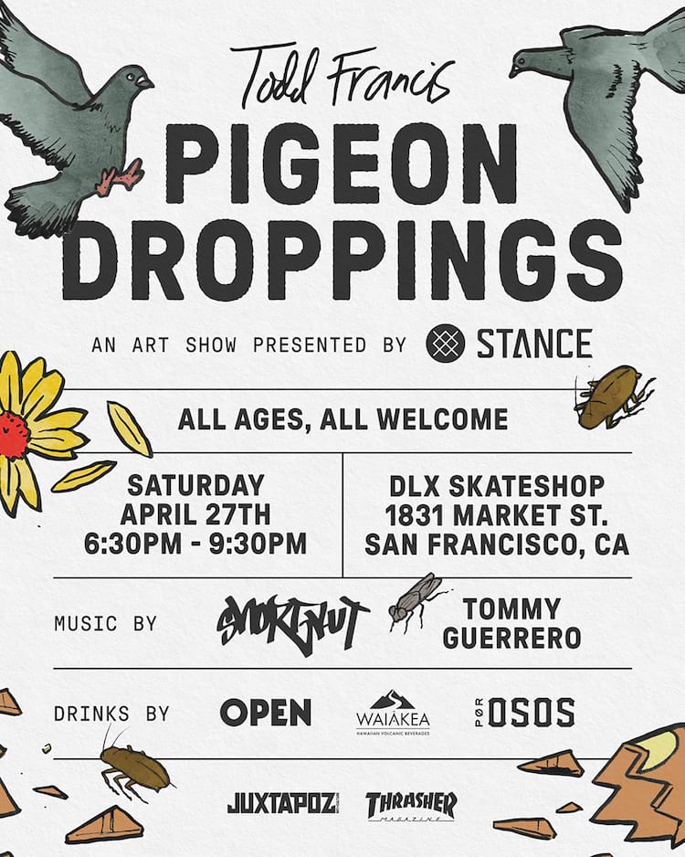 Stance ToddFrancis ArtShow Invite IG Feed 1500