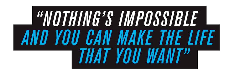 Samarria Brevard quote: Nothing&rsquo;s impossible and you can make the life that you want.