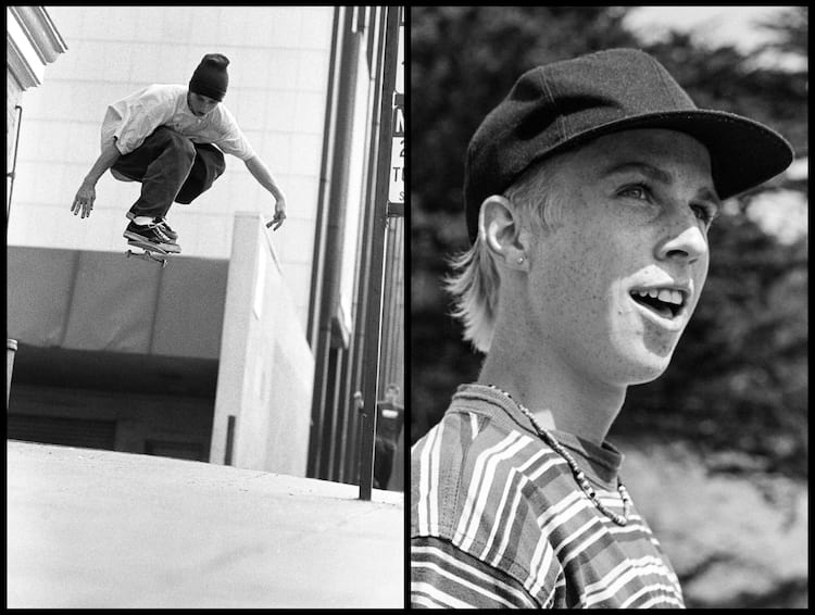 Little wheels, massive ups. HUF ollies off the sidewalk Photo Morf