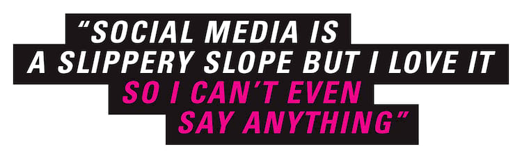 Justin Henry Thrasher Interview pullquote Social media is a slippery slope but I love it so I can&rsquo;t even say anything
