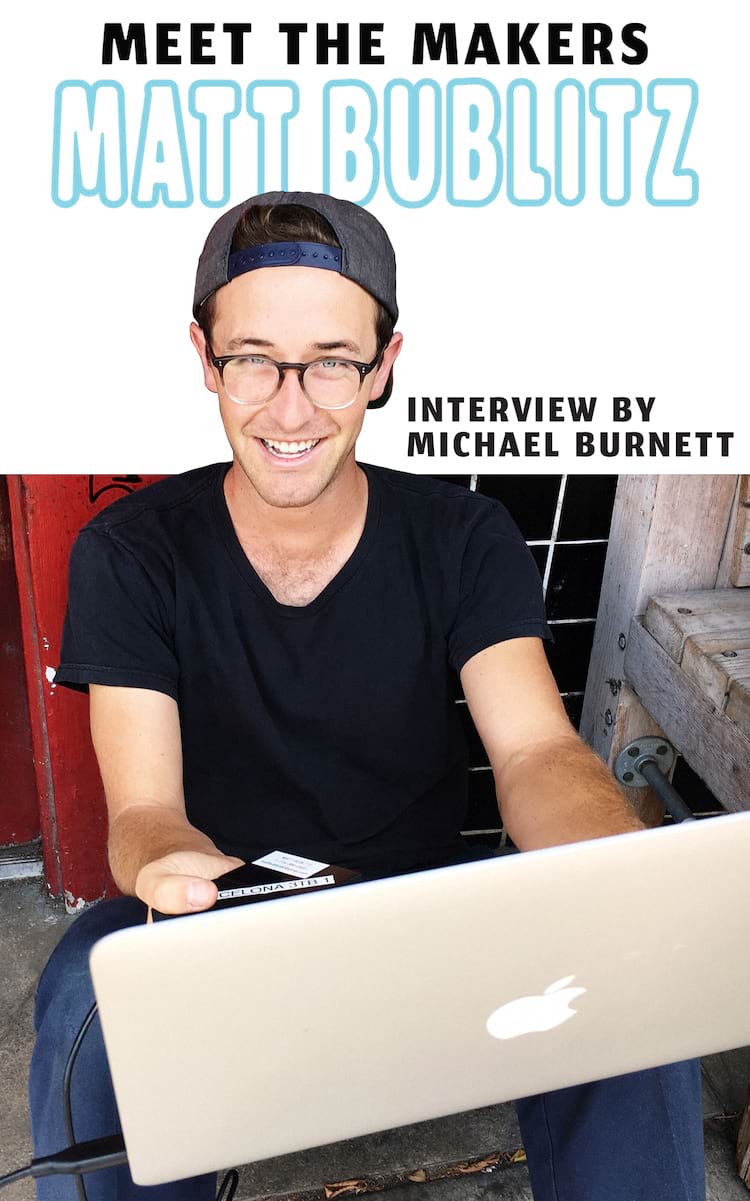 Meet the Makers Thrasher Magazine Matt Bublitz Portrait and Title