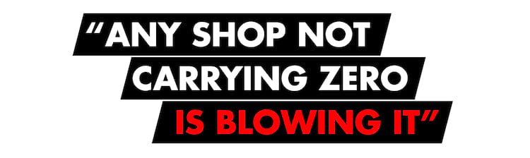 Plus Quote &ldquo;Any shop not carrying Zero is blowing it&rdquo; 2000