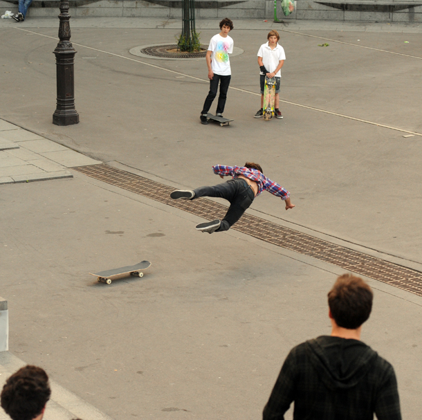 Burnout: Panama Jack Rides a Longboard