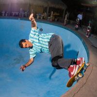 We Skated the Pool at one of Hollywood's Most Famous Restaurants — Check the Photos