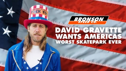 David Gravette's "Worst Skatepark Ever" Bronson Contest