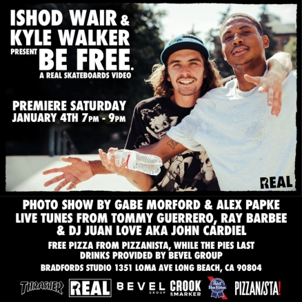Ishod Wair and Kyle Walker's "BE FREE" Premiere