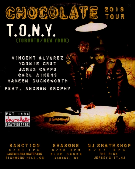 Chocolate's "T.O.N.Y." Tour