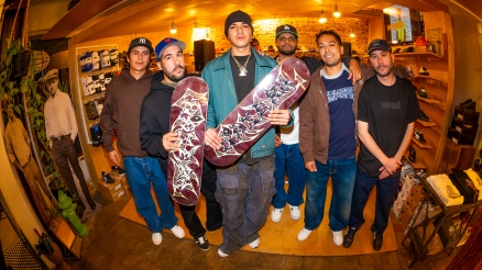 Diego Najera's Vinyl Board Release Photos