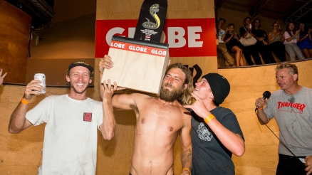 Globe's "Snake Session" Photos