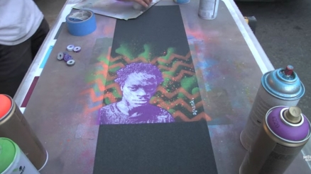 MOB's "Behind the Grip" with Artist SPANK.ETC