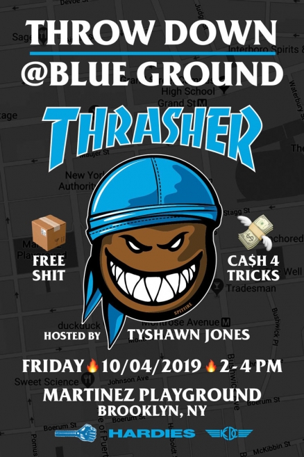 Throw Down at Blue Ground